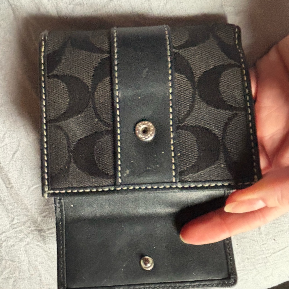 Coach Black Wallet-Classic - Picture 5 of 7